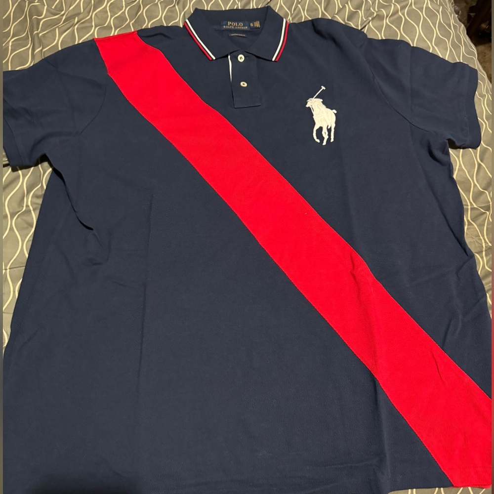 Polo Ralph Lauren Men’s Custom Big Polo Shirt..Custom Slim Fit